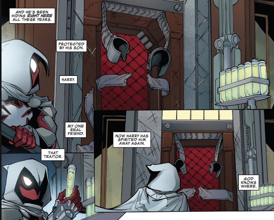 PETER NARRATING: And he's been hiding right here all these years. Protected by his son. Harry. My one real friend. That traitor. Now Harry has spirited him away again. God know where.