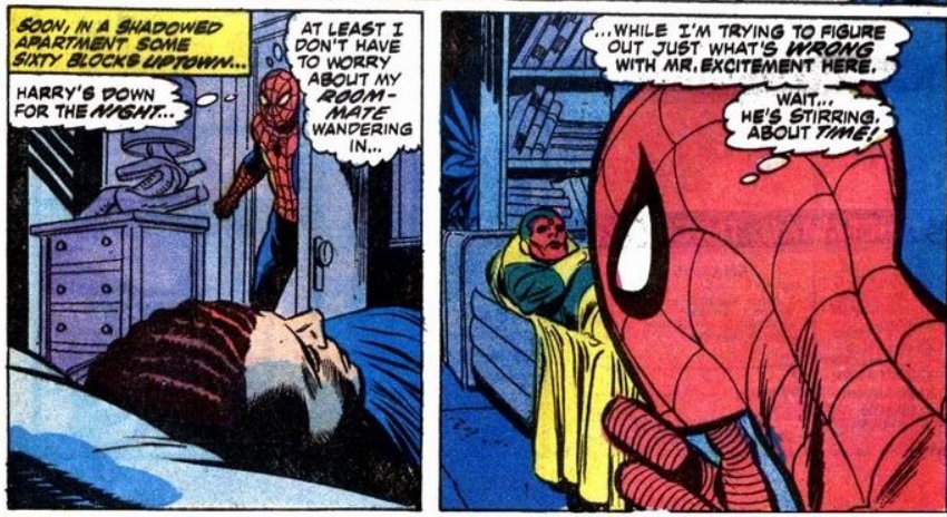 PETER: Harry's down for the night. At least I don't have to worry about my roommate wandering in while I'm trying to figure out just what's wrong with Mr Excitement here. Wait... He's stirring. About time!