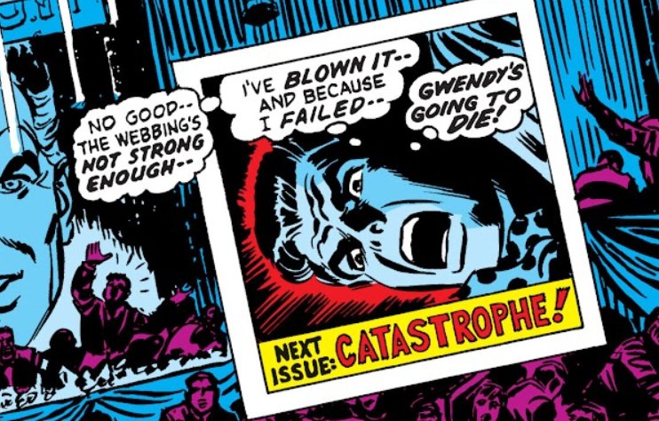 PETER: No good - the webbing's not strong enough - I've blown it - and because I failed - Gwendy's going to die!